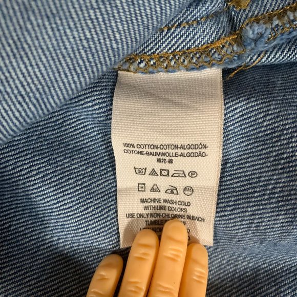 Women's Free People Dreaming of Denim Hendrix Blue XS Long Sleeve Tunic EUC - Picture 4 of 10